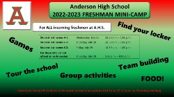 Anderson High School 2022-2023 Freshman Mini Camp (Last Names A-I)